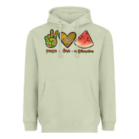 Matcha peace love watermelon Heavyweight Hoodie - JahusDesignShop