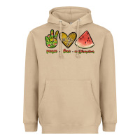 Mushroom peace love watermelon Heavyweight Hoodie - JahusDesignShop