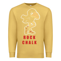 Antique Gold Vintage jayhawk ku Premium Sweatshirt - Craftify