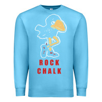 Ocean Blue Vintage jayhawk ku Premium Sweatshirt - Craftify