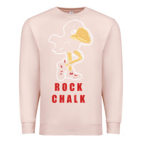 Pale Pink Vintage jayhawk ku Premium Sweatshirt - Craftify