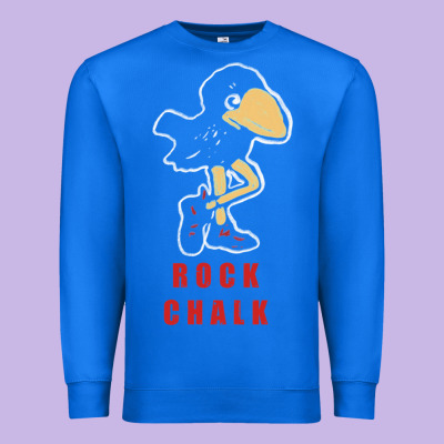 Vintage Jayhawk Ku Premium Sweatshirt Designed By Craftify