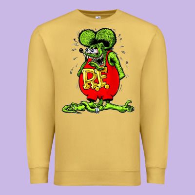 Official Rat Fink Original Merchandise 1 Premium Sweatshirt Designed By Craftify