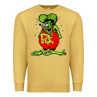 Antique Gold Official Rat Fink Original Merchandise 1 Premium Sweatshirt - Craftify