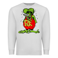 Dove Grey Official Rat Fink Original Merchandise 1 Premium Sweatshirt - Craftify