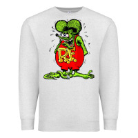 Oatmeal Heather Official Rat Fink Original Merchandise 1 Premium Sweatshirt - Craftify
