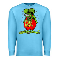 Ocean Blue Official Rat Fink Original Merchandise 1 Premium Sweatshirt - Craftify
