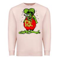 Pale Pink Official Rat Fink Original Merchandise 1 Premium Sweatshirt - Craftify