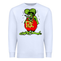 White Official Rat Fink Original Merchandise 1 Premium Sweatshirt - Craftify