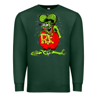Sports Green Official Rat Fink Original Merchandise 1 Premium Sweatshirt - Craftify