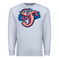 Heather Grey jacksonville jumbo shrimp Premium Sweatshirt - Craftify
