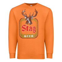Carrot Vintage Stag Beer, distressed Premium Sweatshirt - Craftify