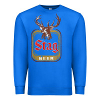True Royal Vintage Stag Beer, distressed Premium Sweatshirt - Craftify