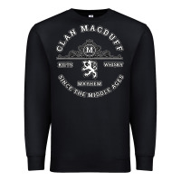 Black clan macduff scottish kilt highland games t shirt Premium Sweatshirt - Craftify