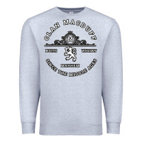 Heather Grey clan macduff scottish kilt highland games t shirt Premium Sweatshirt - Craftify