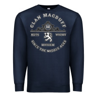 Navy clan macduff scottish kilt highland games t shirt Premium Sweatshirt - Craftify