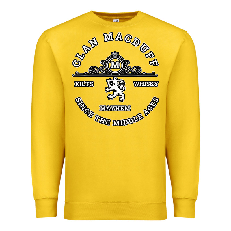 Clan Macduff Scottish Kilt Highland Games T Shirt Premium Sweatshirt by Craftify | Teevron