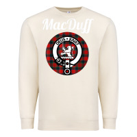 Sandshell MacDuff Clan Scottish Name Coat Of Arms Tartan Premium Sweatshirt - Craftify