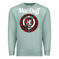Seafoam MacDuff Clan Scottish Name Coat Of Arms Tartan Premium Sweatshirt - Craftify