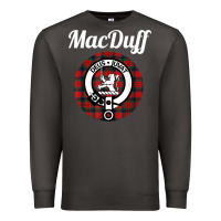 Smoke MacDuff Clan Scottish Name Coat Of Arms Tartan Premium Sweatshirt - Craftify