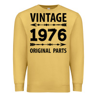 Antique Gold VINTAGE 1976 ORIGINAL PARTS Premium Sweatshirt - Craftify