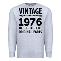 Heather Grey VINTAGE 1976 ORIGINAL PARTS Premium Sweatshirt - Craftify