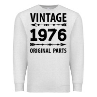 Oatmeal Heather VINTAGE 1976 ORIGINAL PARTS Premium Sweatshirt - Craftify