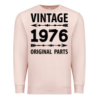 Pale Pink VINTAGE 1976 ORIGINAL PARTS Premium Sweatshirt - Craftify