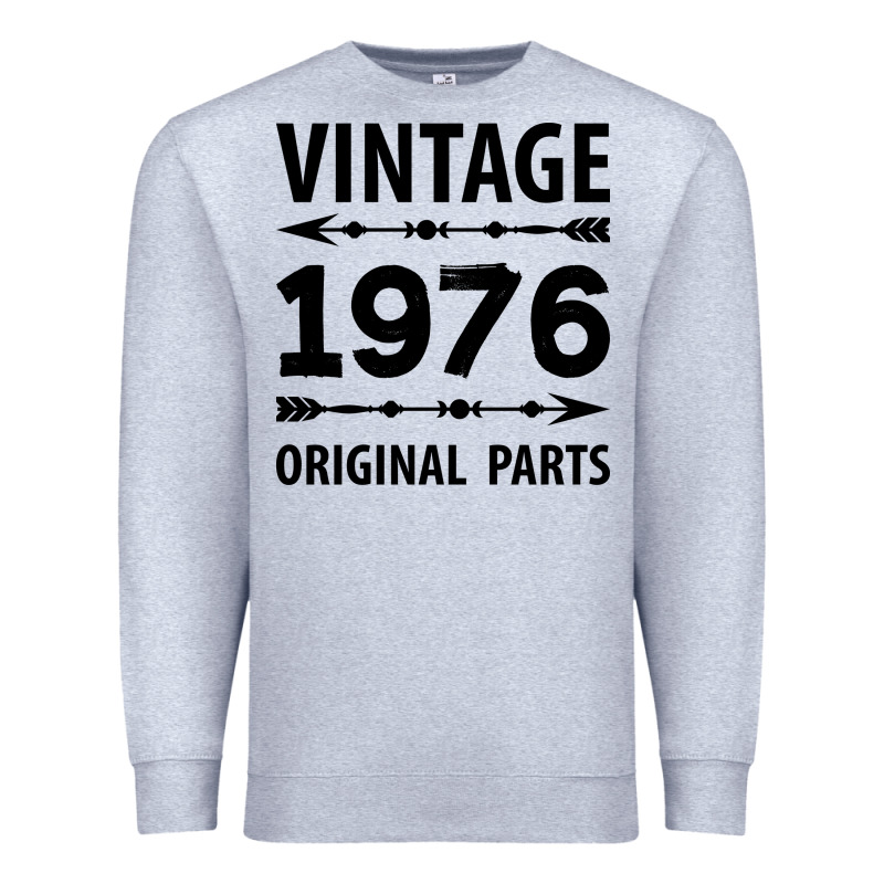 Vintage 1976 Original Parts Premium Sweatshirt by Craftify | Teevron