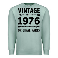 Seafoam VINTAGE 1976 ORIGINAL PARTS Premium Sweatshirt - Craftify