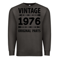 Smoke VINTAGE 1976 ORIGINAL PARTS Premium Sweatshirt - Craftify