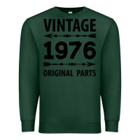 Sports Green VINTAGE 1976 ORIGINAL PARTS Premium Sweatshirt - Craftify