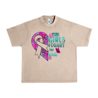 French Oak This Girls Fought and Won Cancer Urban Heavy Tee - BundleAndBundleShop