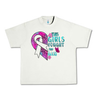 Pistachio This Girls Fought and Won Cancer Urban Heavy Tee - BundleAndBundleShop