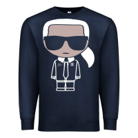Navy KARLS LAGERFELDS Premium Sweatshirt - Craftify