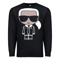 Black KARLS LAGERFELDS Premium Sweatshirt - Craftify