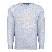 Heather Grey dancing pose Premium Sweatshirt - Craftify