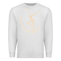 Oatmeal Heather dancing pose Premium Sweatshirt - Craftify