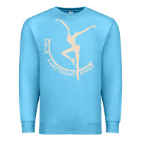 Ocean Blue dancing pose Premium Sweatshirt - Craftify