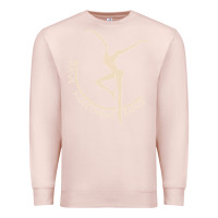 Pale Pink dancing pose Premium Sweatshirt - Craftify