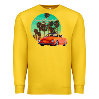 Lemon karmann ghia sunset palm love quote Premium Sweatshirt - Craftify