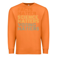 Carrot facts matter science matters voting matters liberal democrat t shirt c Premium Sweatshirt - Craftify