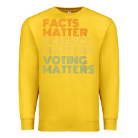 Lemon facts matter science matters voting matters liberal democrat t shirt c Premium Sweatshirt - Craftify
