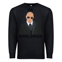 Black Pitbull Mr Worldwide Classic Premium Sweatshirt - Craftify