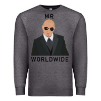 Charcoal Heather Pitbull Mr Worldwide Classic Premium Sweatshirt - Craftify