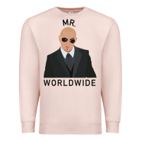 Pale Pink Pitbull Mr Worldwide Classic Premium Sweatshirt - Craftify