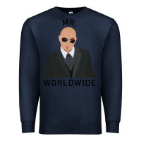 Navy Pitbull Mr Worldwide Classic Premium Sweatshirt - Craftify