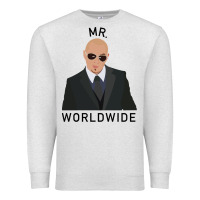 Oatmeal Heather Pitbull Mr Worldwide Classic Premium Sweatshirt - Craftify