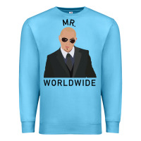 Ocean Blue Pitbull Mr Worldwide Classic Premium Sweatshirt - Craftify