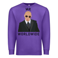 Purple Pitbull Mr Worldwide Classic Premium Sweatshirt - Craftify